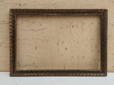 ANTICA CORNICE IN LEGNO ORIZZONTALE O VERTICALE DECORI IN PASTIGLIA cm.38,5X26,5