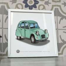 Citroen 2cv vert jade de 1981