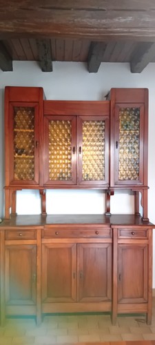 Credenza con vetrina superiore - con,