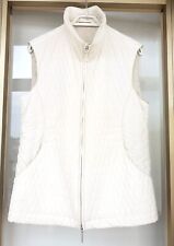 PIUMINO firmato CIESSE bianco smanicato leggero tg 42 giacca trapuntata gilet