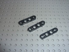 3 x LEGO Technic black beam