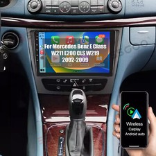 Autoradio per Mercedes Benz Classe E W219 W211 9" Android14 GPS Navi WIFI SWC FM