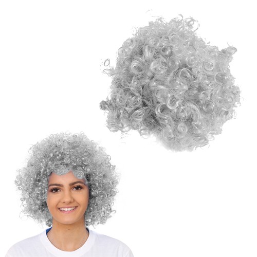 Parrucca afro vecchia signora - afro,