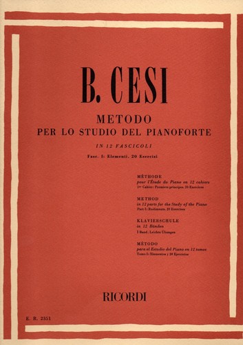 Cesi metodo per lo - , studio
