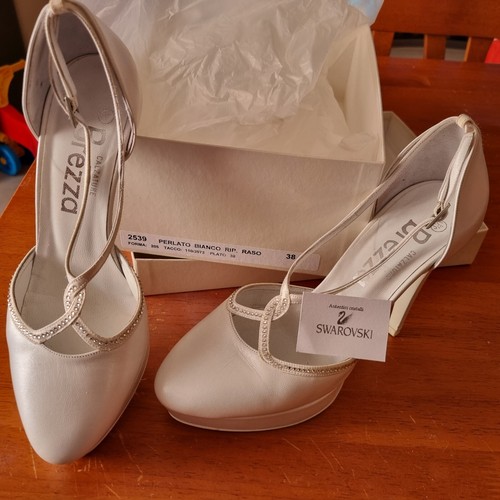 Scarpe sposa bianco perlato - sposa,