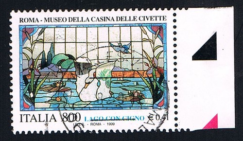 Italia francobollo artistico - francobollo,
