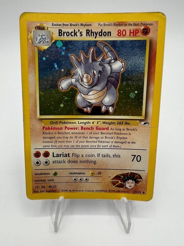 Carta pokémon brock - pokémon, brock's