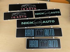 Copritarga auto ( Set 3 coppie)