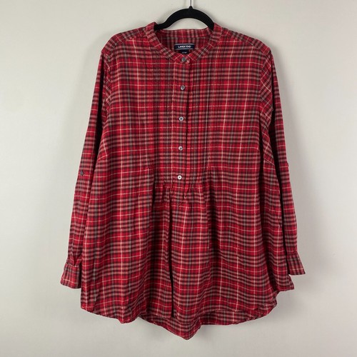 Camicia land end - end, rossa