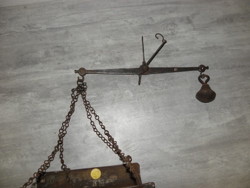 Antique scale hardware grocery - antique,