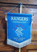 Gagliardetto Ricamato Rangers Glasgow Calcio Maglia Pennant Football Wimpel