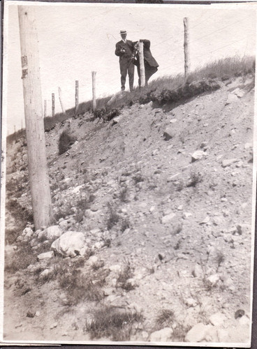 Foto epoca binocolo - binocolo, uomo
