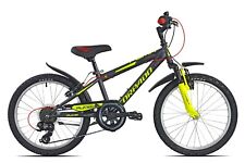 BICI TORPADO MTB JUNIOR T630 PUMA MOUNTAIN BIKE 20'' BAMBINO 6V ACCIAIO GRIGIO
