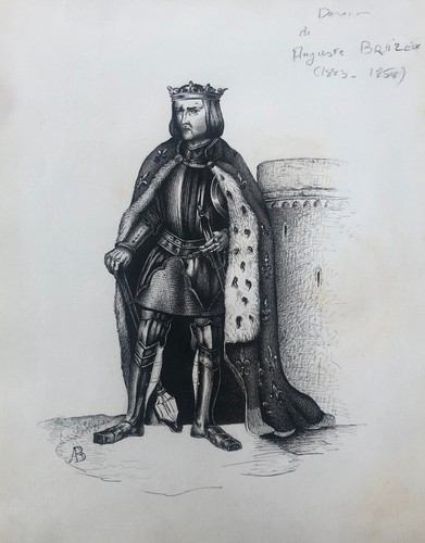 Disegno antico con inchiostro