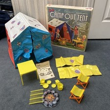 Vintage barbie camp - camp-out, tenda