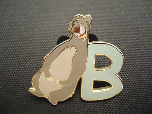 Spilla baloo alfabeto disney - spilla,
