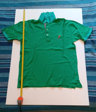 BEST COMPANY by Olmes Carretti POLO GOLF VERDE SMERALDO 3 BOTTONI