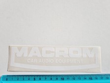 STICKER MACROM CAR AUDIO