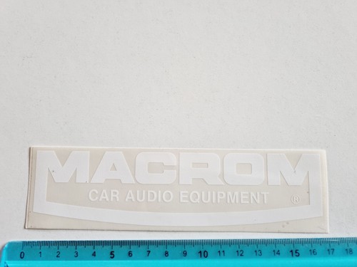Adesivo macrom car audio - adesivo,