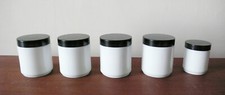 SERIE DE 5 POTS RANGEMENT EN