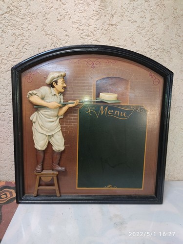 Tableau menu avec ardoise