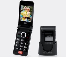 TREVI FLEX PLUS 95 4G FLIP SOS Cellulare Senior Anziani Tasti grandi HAC Base