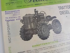 TRATTORE SLANZI 4X4 4 RUOTE MOTRICI originale BENZINA DIESEL TRAKTOR SCHLEPPER
