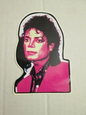 ADESIVO STICKERS  MICHAEL JACKSON vintage collezione cm 10 X 15