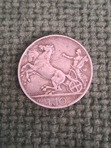 Regno italia lire 1928 - regno, 10