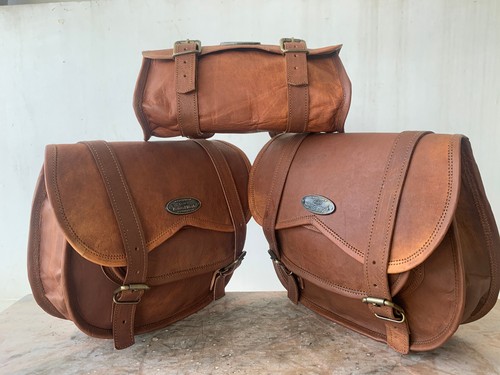 Borse pelle per moto saddle - borse,