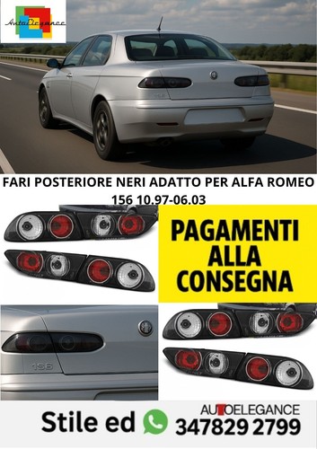 Fari posteriore neri adatto - ⭐fari,