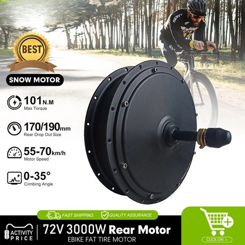 Mozzo posteriore brushless 72v - mozzo,