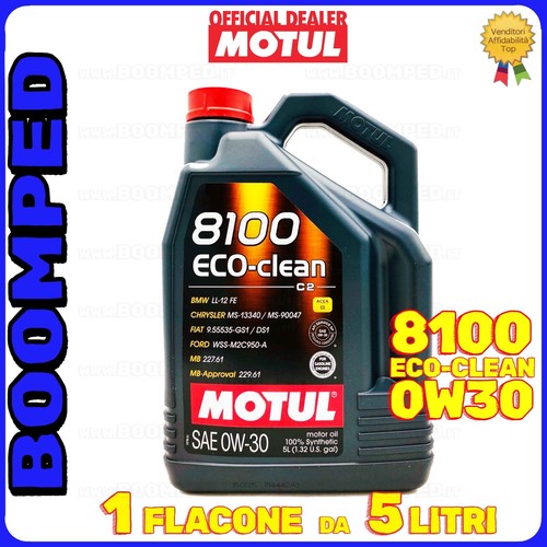 Motul 8100 eco clean 0w30 - lt,