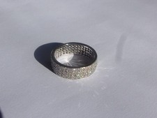 Anillo de oro blanco 18 kt con diamantes naturales – 0,50 ct