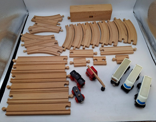 Vintage trenino legno brio - vintage,