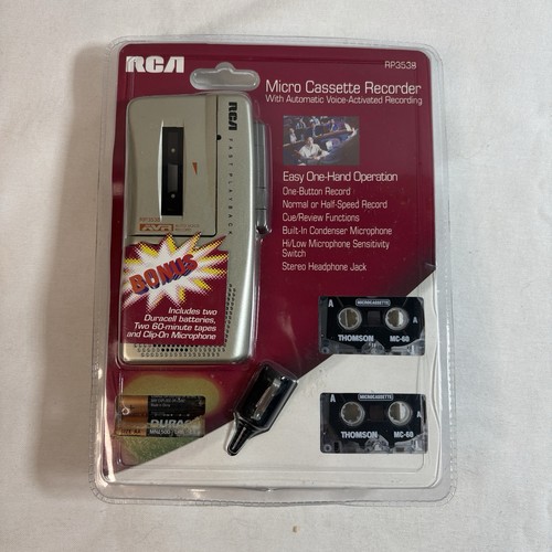 Rca micro cassette recorder - micro,