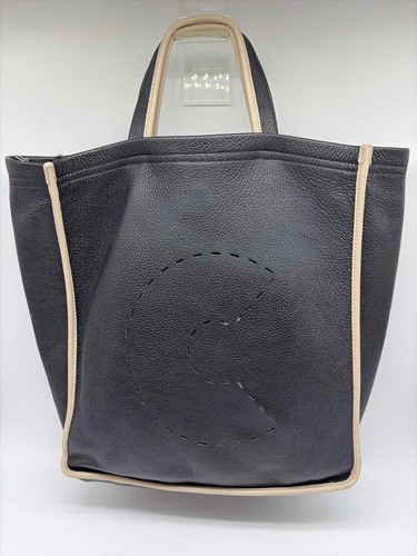 Coccinelle black pebbled tote - coccinelle,