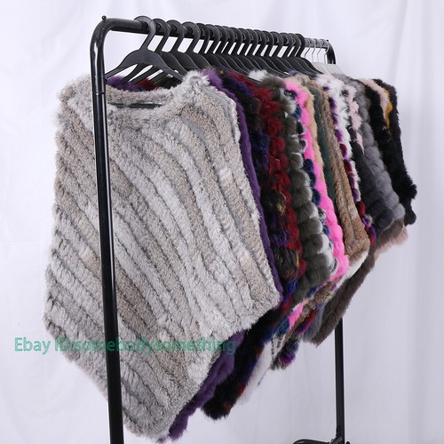 Poncho donna vera - , pelliccia