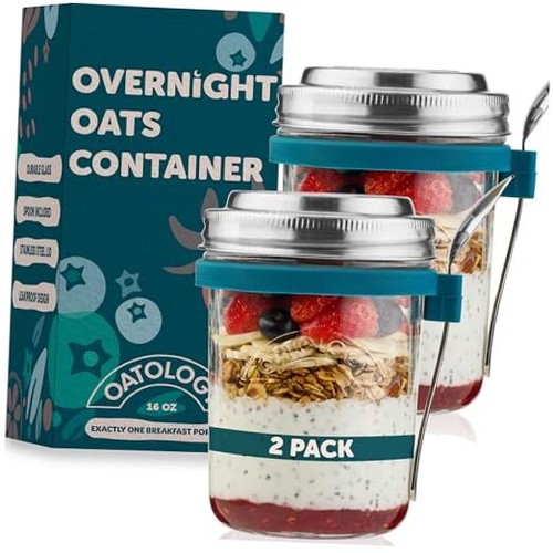 Contenitori avena notte con - contenitori,