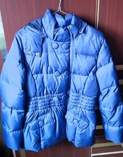 PIUMINO DA BAMBINA/RAGAZZA blu Geox in vera piuma con cappuccio