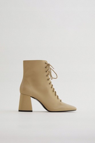 Zara stivaletti stringati - stringati, in