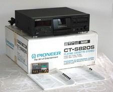 Pioneer CT-S820S High-End Stereo Cassette Deck, cinghia nuova IMBALLO ORIGINALE BDA TDK