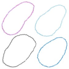  4 Pcs Cavigliere Bracciali Di
