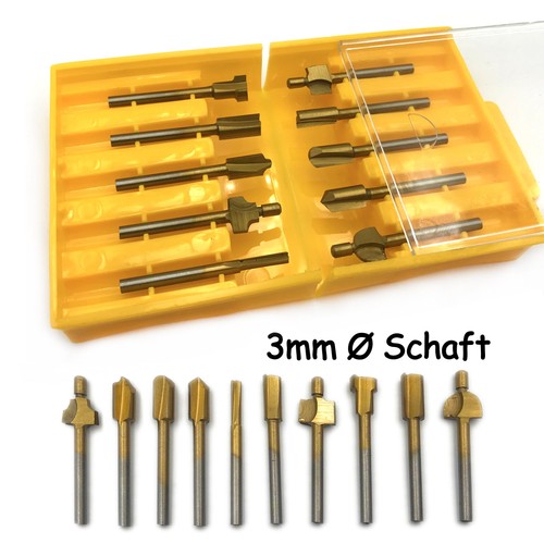 Set pezzi fresa mm - set, 10