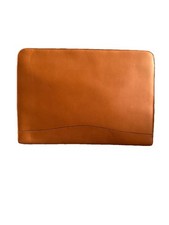 DELL'GA SOTTOBRACCIO / CARTELLA PORTA DOCUMENTI PELLE MARRONE