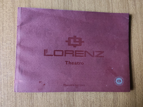 Lorenz theatro manuale tecnico - theatro,
