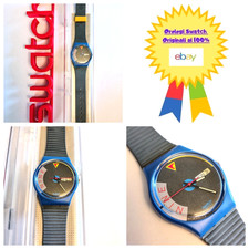 Swatch Gent Nuovo NOS Blue Jet