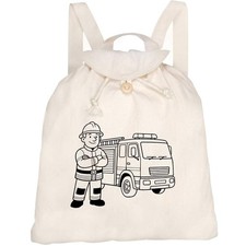 Zaino/zaino in tela 'Fire