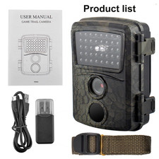 Telecamera Trail Wildlife con scheda SD 32 GB 1080P HD Hunting Cam PIR visione notturna Regno Unito