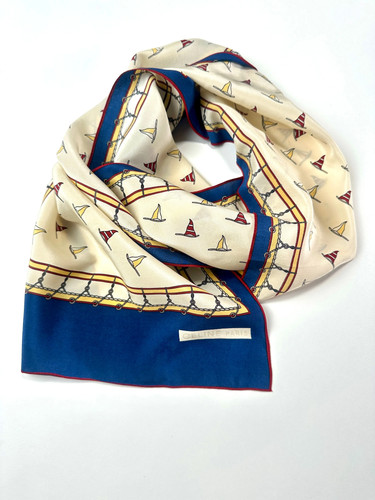 Foulard céline soie beige - céline,